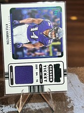 2022 Panini Contenders #RSV-KHA Kyle Hamilton Rookie Ticket Swatches Variation