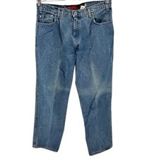 Levi's SilverTab Loose Jeans Mens 38x30 Blue Baggy 90s Vintage Made in USA Denim