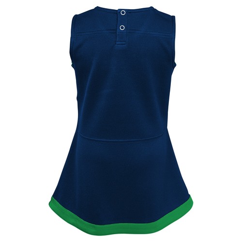 Girls Toddler Navy Notre Dame Fighting Irish Cheer Captain Dress & Bloomers - Imagen 4 de 4