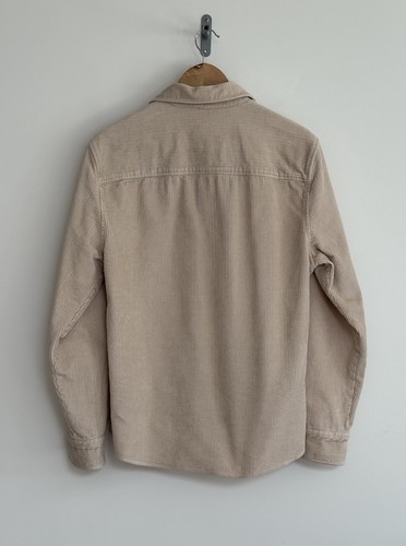 Reiss “Maldini” corduroy overshirt Shacket shirt jacket Beige Cream XL/Slim Fit - Picture 11 of 13