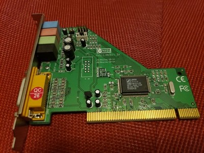 PCI internal sound card, likely based on the C-Media CMI8738 audio chip.