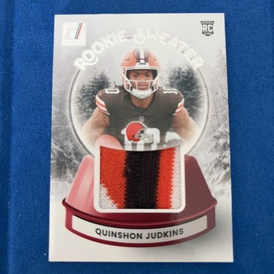 2025 Panini Donruss - Rookie Holiday Sweaters Quinshon Judkins SWE-QJS (MEM, RC)