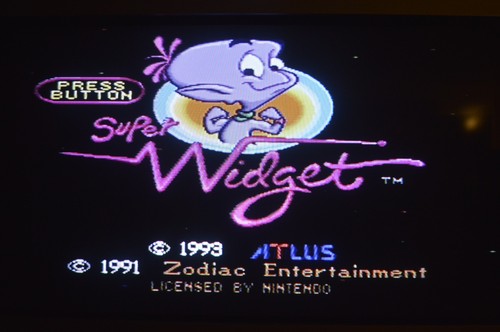 Super Nintendo SNES PAL fah Original Super Widget (Europe Video Game) RARE - Picture 5 of 7