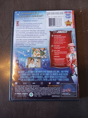 Disney Mary Poppins 45th Anniversary Edition 2-Disc DVD Set in Sleeve - Bild 3 von 7