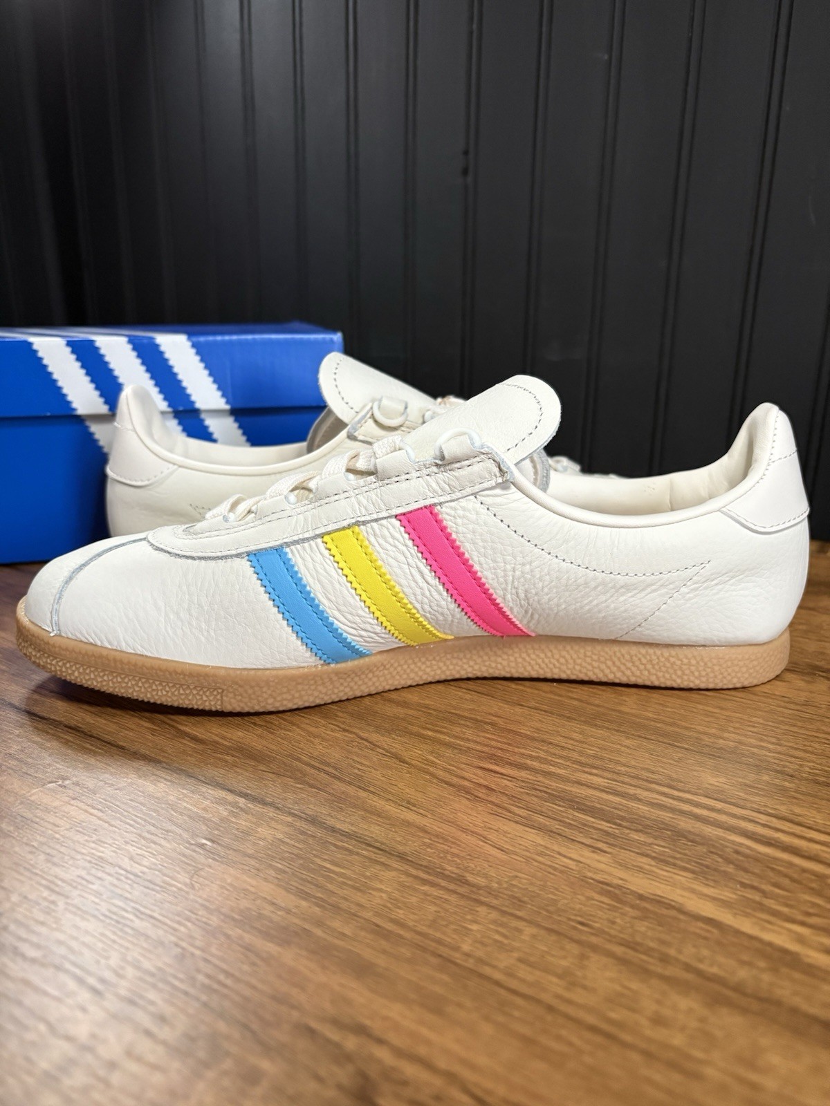 Adidas Trimm Star White/Multi Size 8 image 3