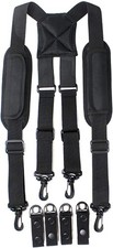 Dr.TOUGH Police Suspender for Duty Belt Tactical Suspenders Belt...