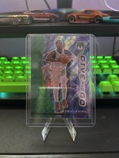 2022-23 Panini Mosaic - Give and Go Kyrie Irving #12 Green Mosaic Prizm