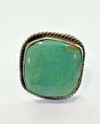 Vintage Native American Navajo Sterling Silver Turquoise Ring size 6 1/2