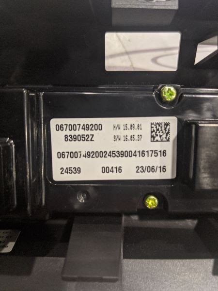Maserati Ghibli 14-17 Climate Temperature Control AC Heat OEM 15 16 2017 2016 20