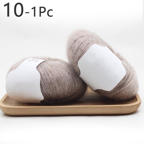 25g/ROll Mohair Cashmere Knitting Wool Yarn Soft Shawl Scarf DIY Crochet Thread - Picture 11 of 51