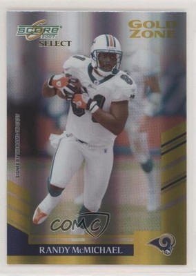 2007 Score Select Gold Zone 43/50 Randy McMichael #117 pn1
