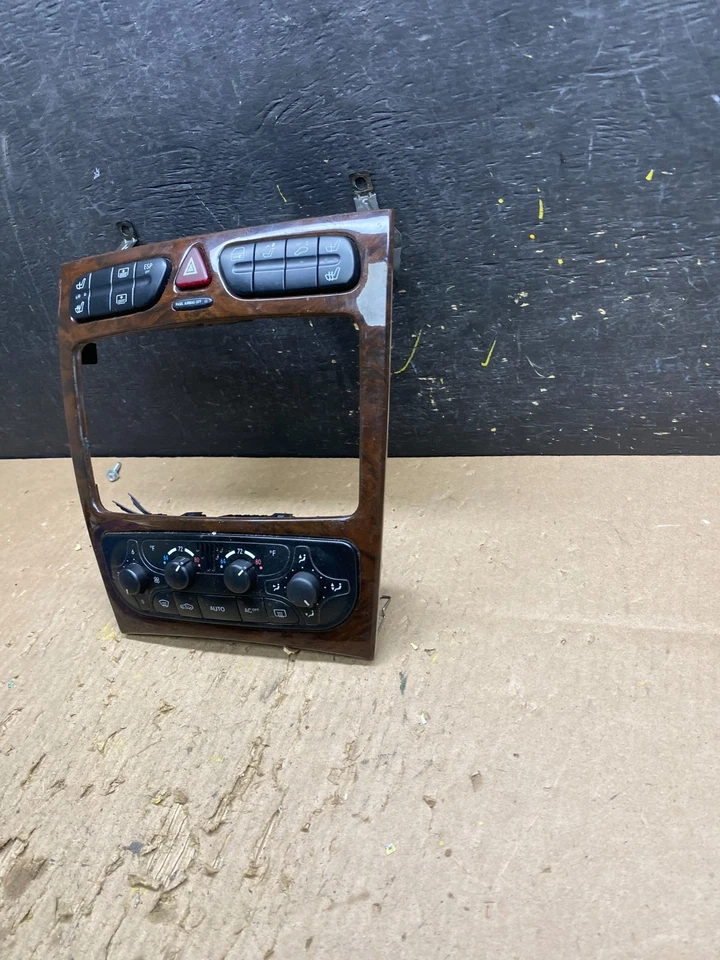 Mercedes W203 C230 C240 2001-2005 aire acondicionado control de clima embellecedor bisel OEM T8635 DG Foto 3 de 4