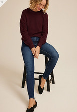 NWT maurices Everflex  Dark High Rise Super Skinny Jean