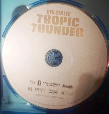 Tropic Thunder Blu-Ray (Directors Unrated Cut) (No Artwork)