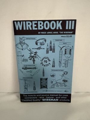 Wirebook III by Press Jones Electrical Technical Manual Booklet Connectors