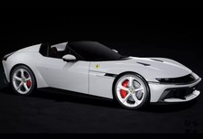 1/43 Diecast Ferrari 12 Cilindri Spider Arctic White Highly Detailed
