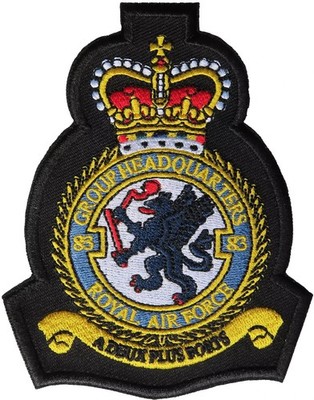 83 Expeditionary Air Group Royal Air Force gestickter Aufnäher Abzeichen -...
