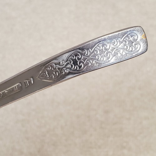 Wm Rogers Mfg Co Personalizado Acero Inoxidable IS Patrón Calipso Sólido Gravy Cucharón De Colección - Imagen 3 de 6
