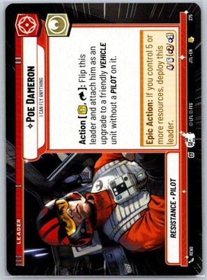 Poe Dameron - I Can Fly Anything (Hyperspace) Rare Jump to Lightspeed 275 NM