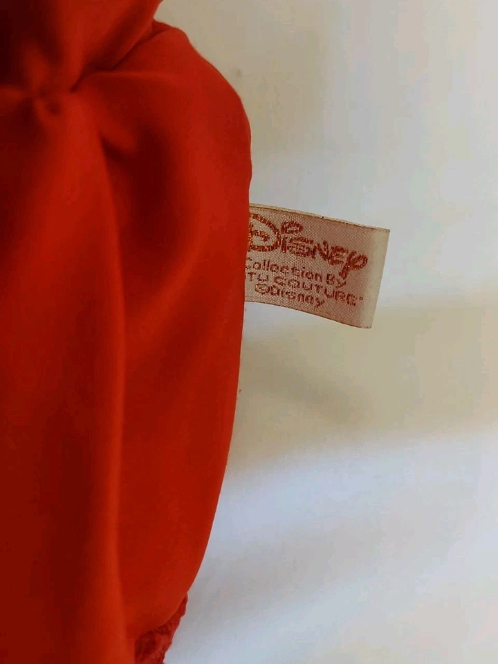 Disney балетной Couture юбка Belle красный кружевной пушистый девчачий гламур каждый день девочек размер 5/6 - Изображение 3 из 4