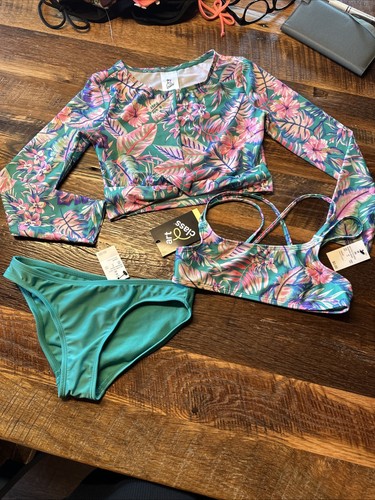 Girls Art Class 3 Piece Swimsuit Size 8