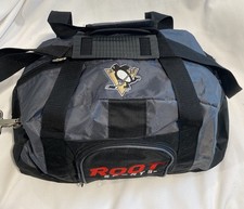 Pittsburgh Penguins Embroirded Duffle Nylon Gym Bag Roots Sports NWOT Strap