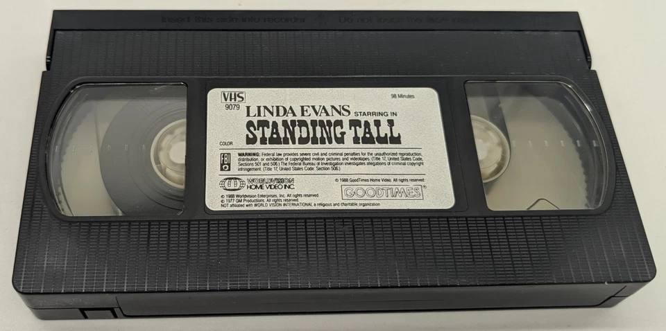 Standing Tall RARE Goodtimes release 1978 VHS 1988 Linda Evans Chuck Connors - Image 3 of 4
