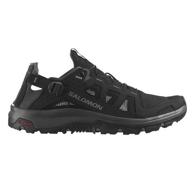 Salomon Techamphibian 5 Black Monument Size 11.5 Hike Water Shoes