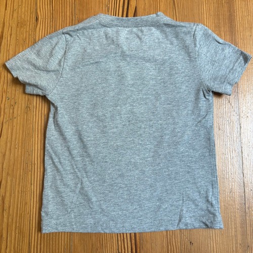 Nike Air light gray black graphic cotton short sleeve shirt SIZE 6 - Picture 4 of 4