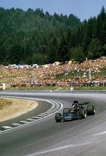 Austrian GP 1973 Ronnie Peterson 1st position action Motor Racing Old Photo 2