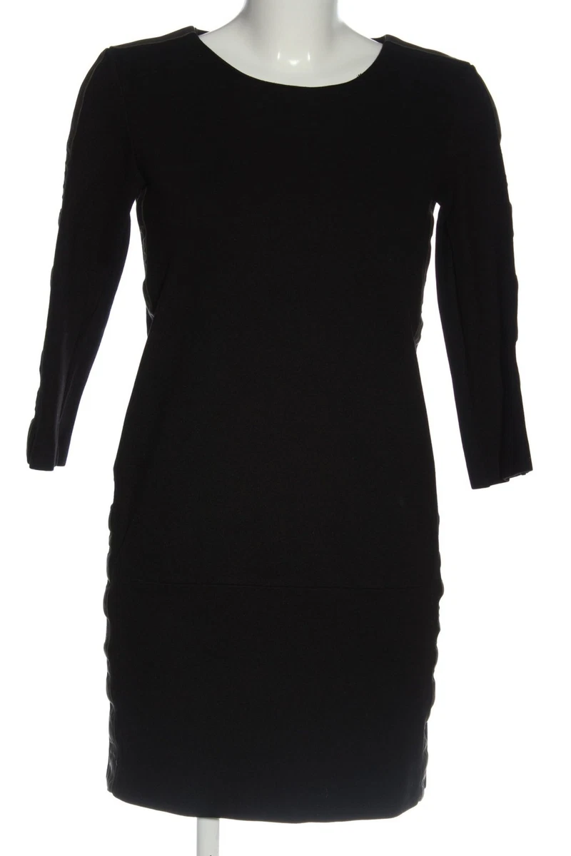 Robe Noire Sandro Taille 3 (36/38) - Style Marin, Longueur Genou, Occasion Très Bon état