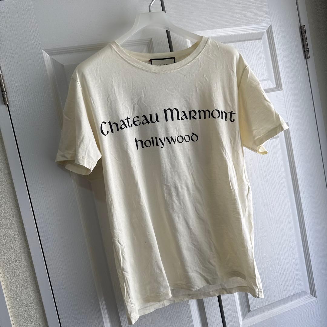 GUCCI T-Shirt Chateau Marmont Used Item Good Condition Rare Item