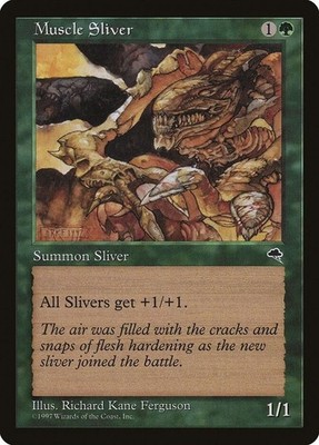 MUSCLE SLIVER Tempest MTG Magic the Gathering NM
