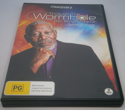 Through the Wormhole with Morgan Freeman : S3 (DVD, 2013) Region 4- Free Post!!