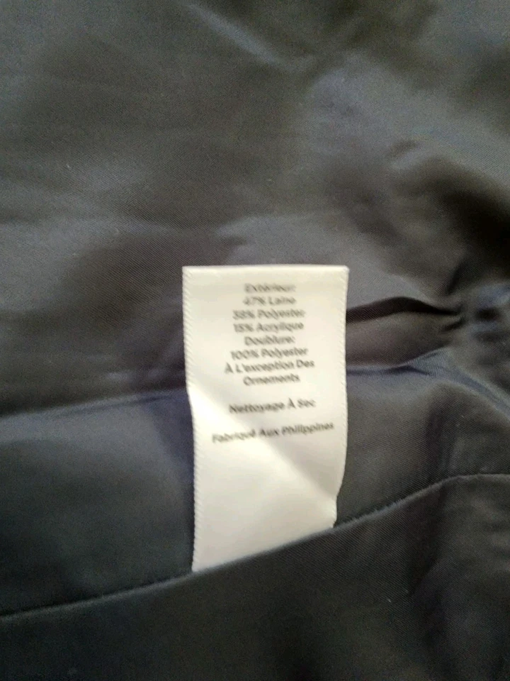 Talbots Red Tartan Plaid Tweed Blazer Wool Blend Plus 14W   - Image 4 of 4