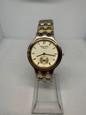 Vintage Pierre Cardin Classique 7045TW Women's Two-Tone Swiss Quartz Watch