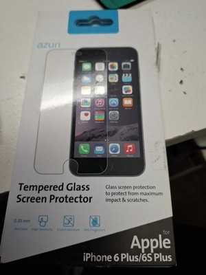 Azuri Tempered Glass, Screen Protector Für IPhone 6 Plus,6s Plus,7 Plus,8 Plus