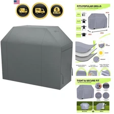 Barbecue Gas Grill Cover Waterproof Heavy Duty 55 Inch Outdoor Cover