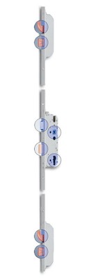 GU GRETSCH-UNITAS Türverschluss Secury DR U30X10/65/92/10 DH1050mm
