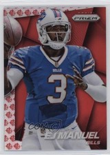 2014 Panini Prizm NFL Shield Logo Prizm 60/75 EJ Manuel #185 Shield we5
