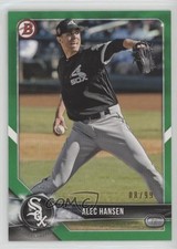 2018 Bowman Draft Green 8/99 Alec Hansen #BD-146 0a2
