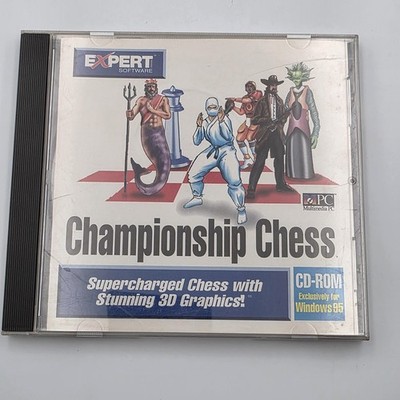 Championship Chess PC Windows 98 CD-ROM Expert Software 1995 Board Game