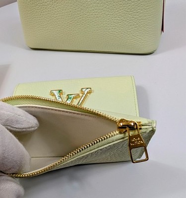 Louis Vuitton Rare Mint Capucines Mini Bag and LV Mint Capucines