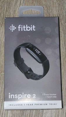 FITBIT INSPIRE 2 FITNESS ACTIVITY TRACKER + HEART RATE MONITOR FB418 BLACK NEW