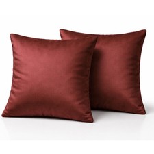 Large Big Cushion Covers Velvet Extra Soft 22 X 22" In 55 x 55 cm - 17 Colours