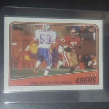 1988 Topps Roger Craig #37 San Francisco 49ers Base Set NFL Trading Card