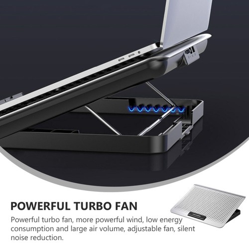 1Pc Laptop Cooling Rack Multi-functional Laptop Cooler Portable Cooling Stand - 第 6/12 張圖片