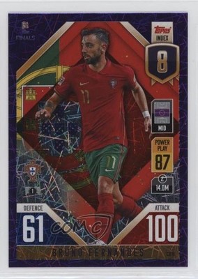 2022 Match Attax 101 The Road To UEFA Nations League Finals Bruno Fernandes 0e1b