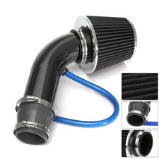 Automotive 3" Universal Cold Air Intake Kit Induction Flow Pipe Kit Aluminium