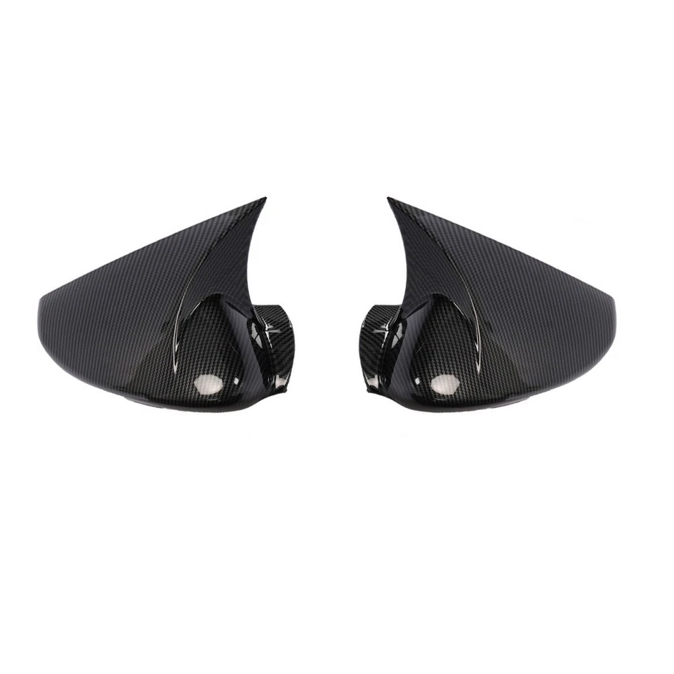 Cubierta de espejo retrovisor bocina exterior de carbono ABS apta para Acura ILX 2013-2022 Foto 4 de 4